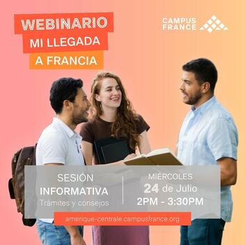 Webinario | Mi Llegada a Francia